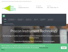Tablet Screenshot of proconit.com.au